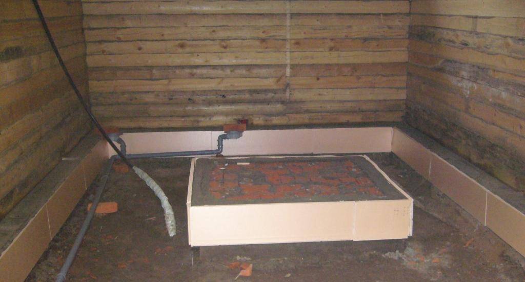 Теплый пол в бане от печки: схема водяного пола от банной печи, как сделать отопление от котла отопления, фото и видео