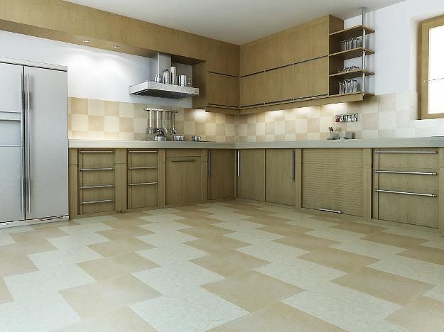 Плитка на пол для коридора и кухни: фото, размеры, выбор, укладка