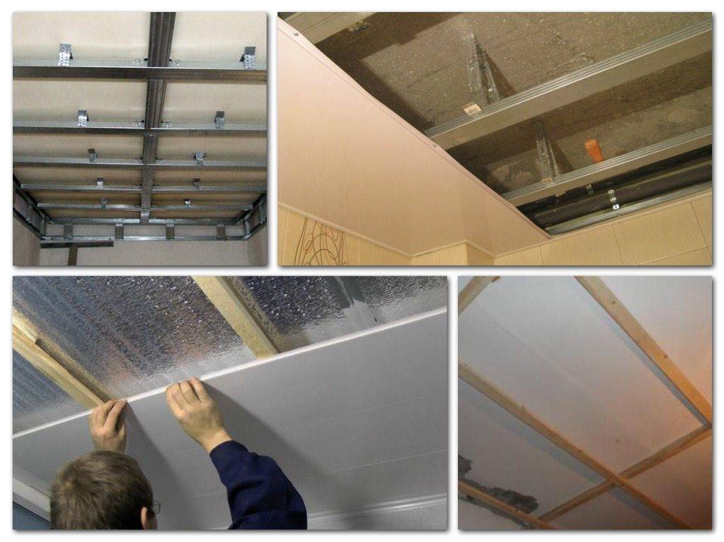 Как сделать потолок из пластиковых панелей: фото и пошаговое руководство для монтажа панелей своими руками