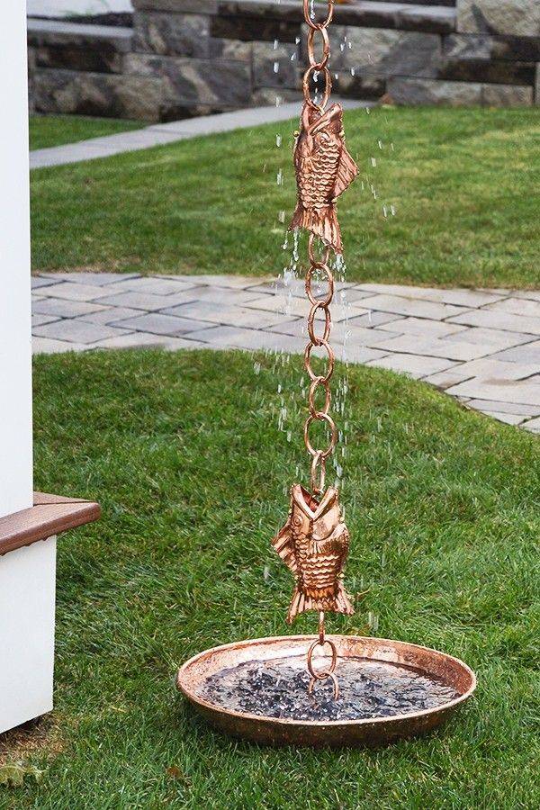 Слив воды с крыши: виды, способы изготовления