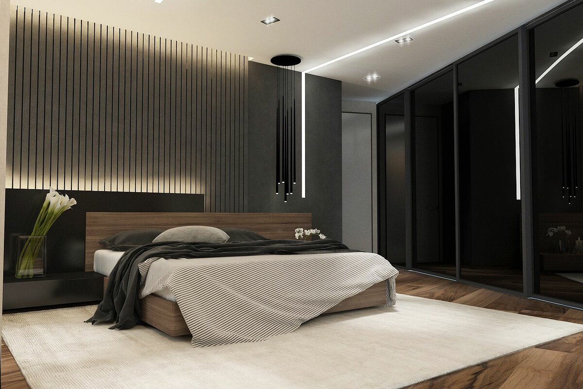 Спальня в современном стиле - 100 фото дизайна - ремонт квартир фото