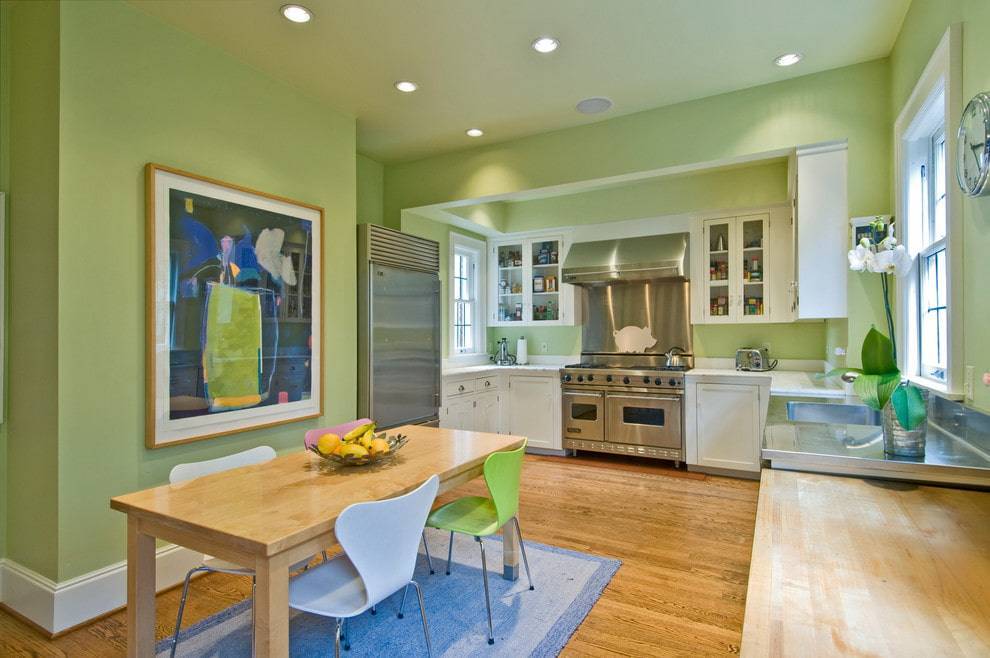Кухня под покраску стен дизайн фото