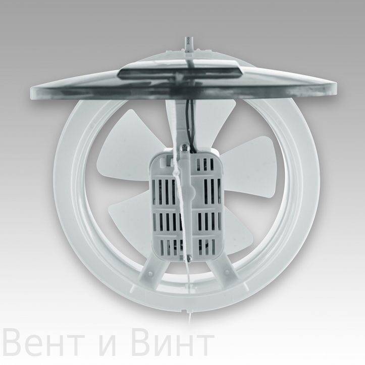 Форточный вентилятор для приточной и вытяжной вентиляции