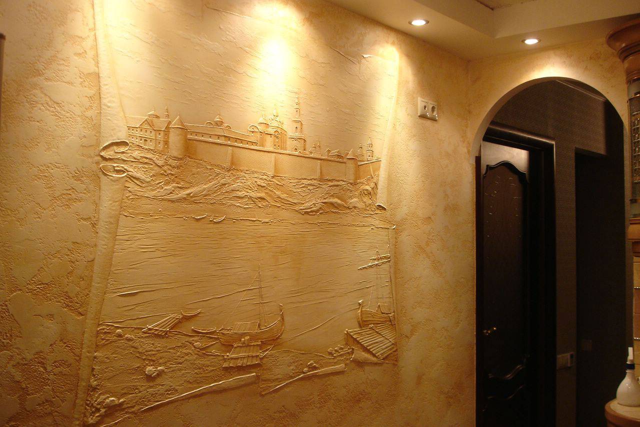 Декоративная отделка стен в прихожей своими руками (50 фото): 