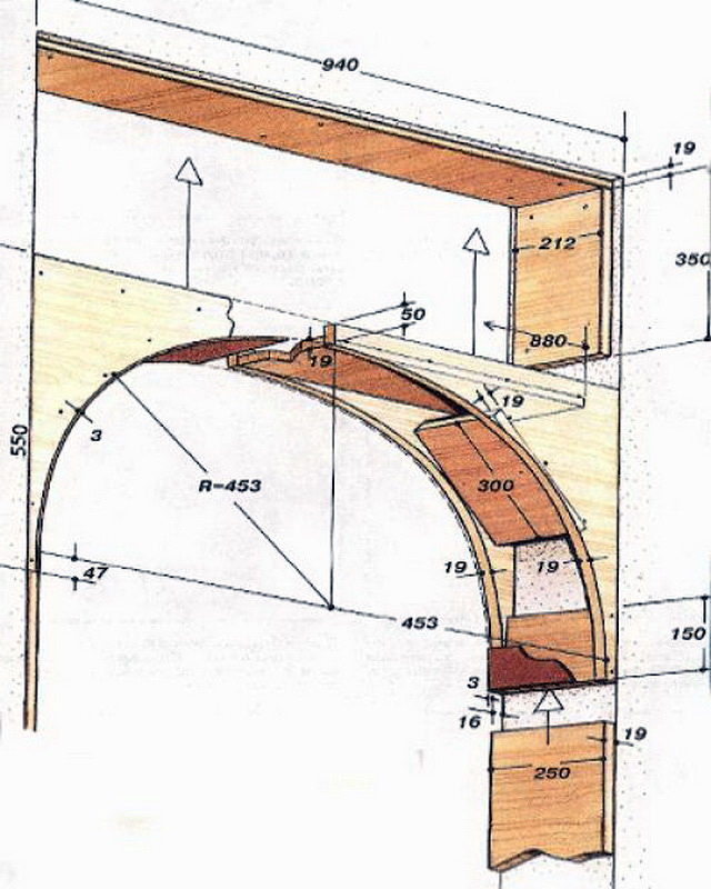 Как отделать и украсить арку в дверном проеме: оригинальные идеи оформления