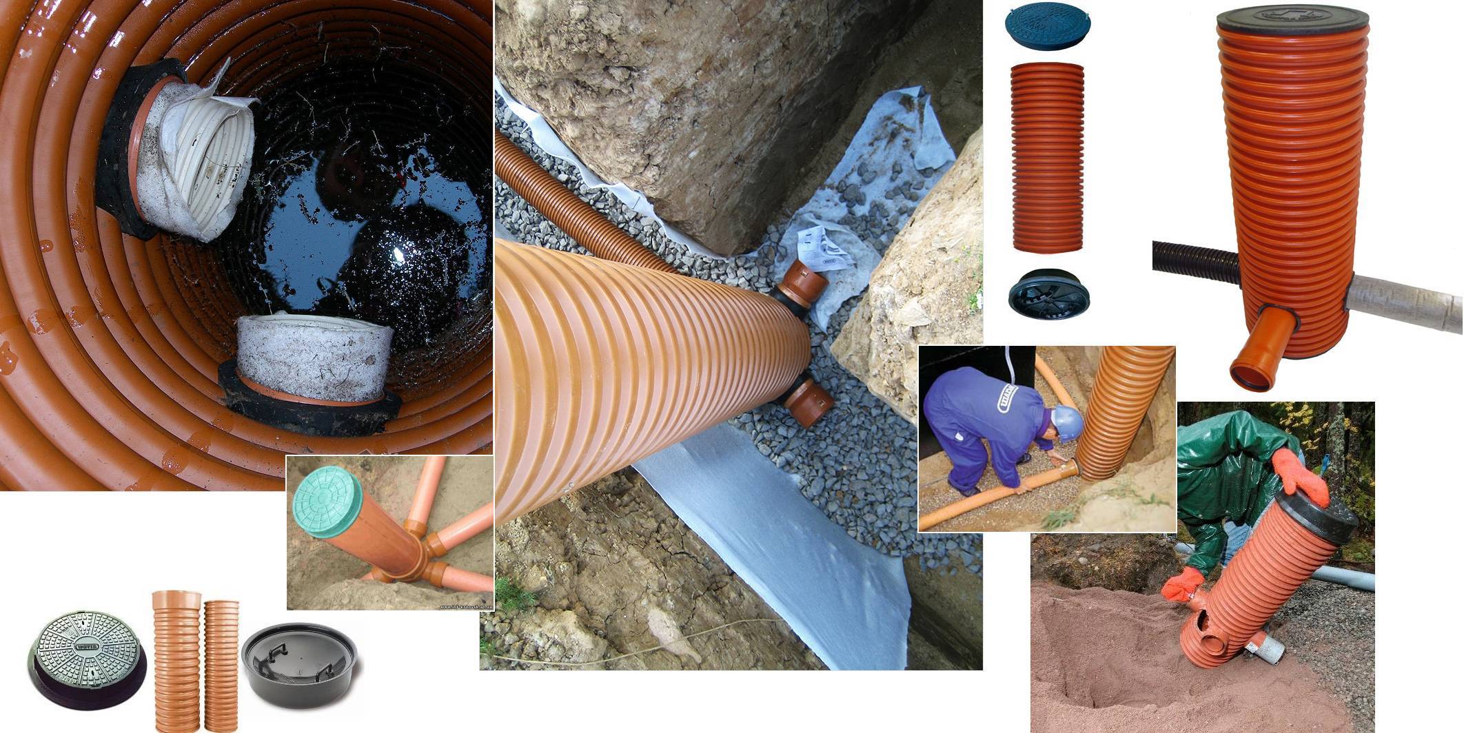 Дренажный колодец: 3 вида + как выбрать, пластик или бетон