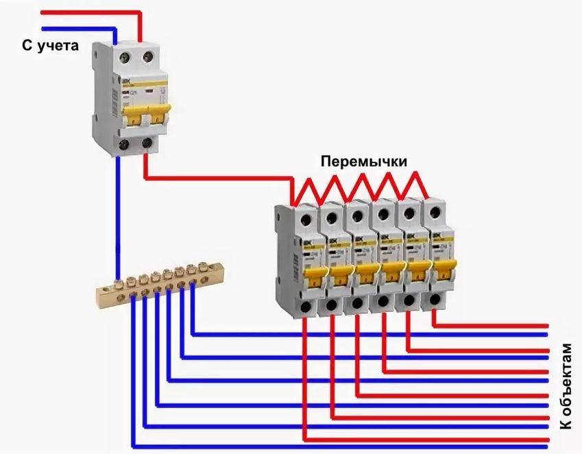 Как подключить двухжильный провод к автомату Подключение вводного автомата в щитке фото - DelaDom.ru