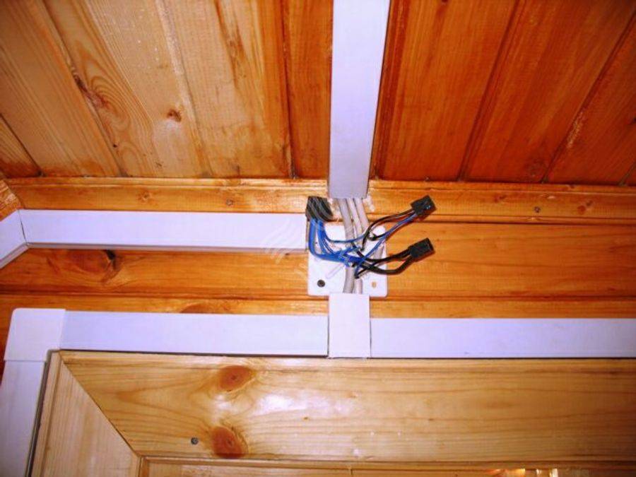 Можно ли сделать скрытую проводку в деревянном доме? - knigaelektrika.ru