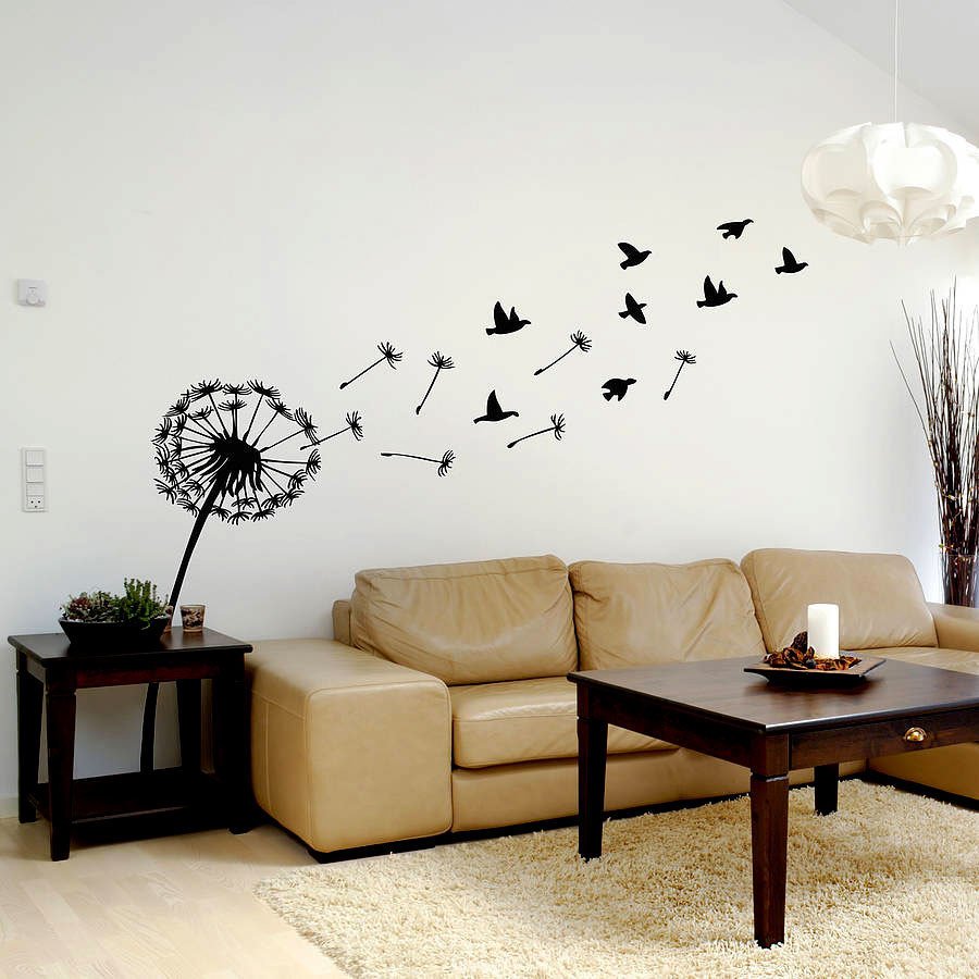 Наклейки на стену - 85 фото идей для простой и красивой декорации интерьера