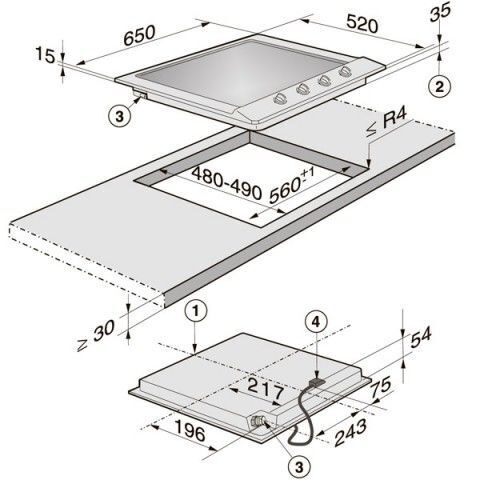 Как встроить варочную панель в столешницу: пошаговая инструкция :: syl.ru
