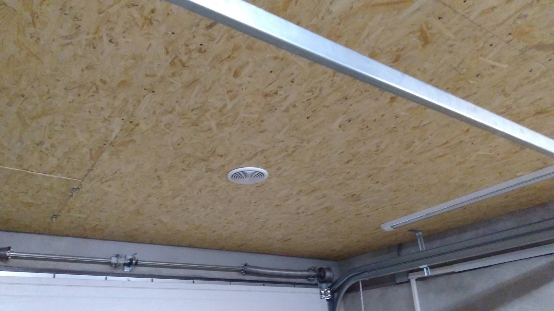 Чем подшить потолок в гараже лучшим способом своими руками: фото- и видео- инструкция