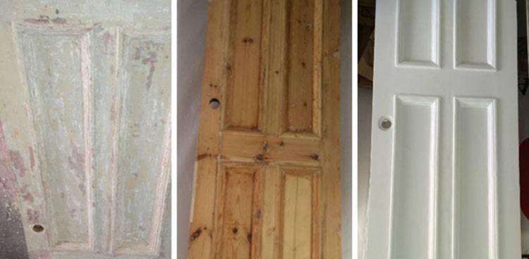Этапы реставрации деревянных дверей своими руками