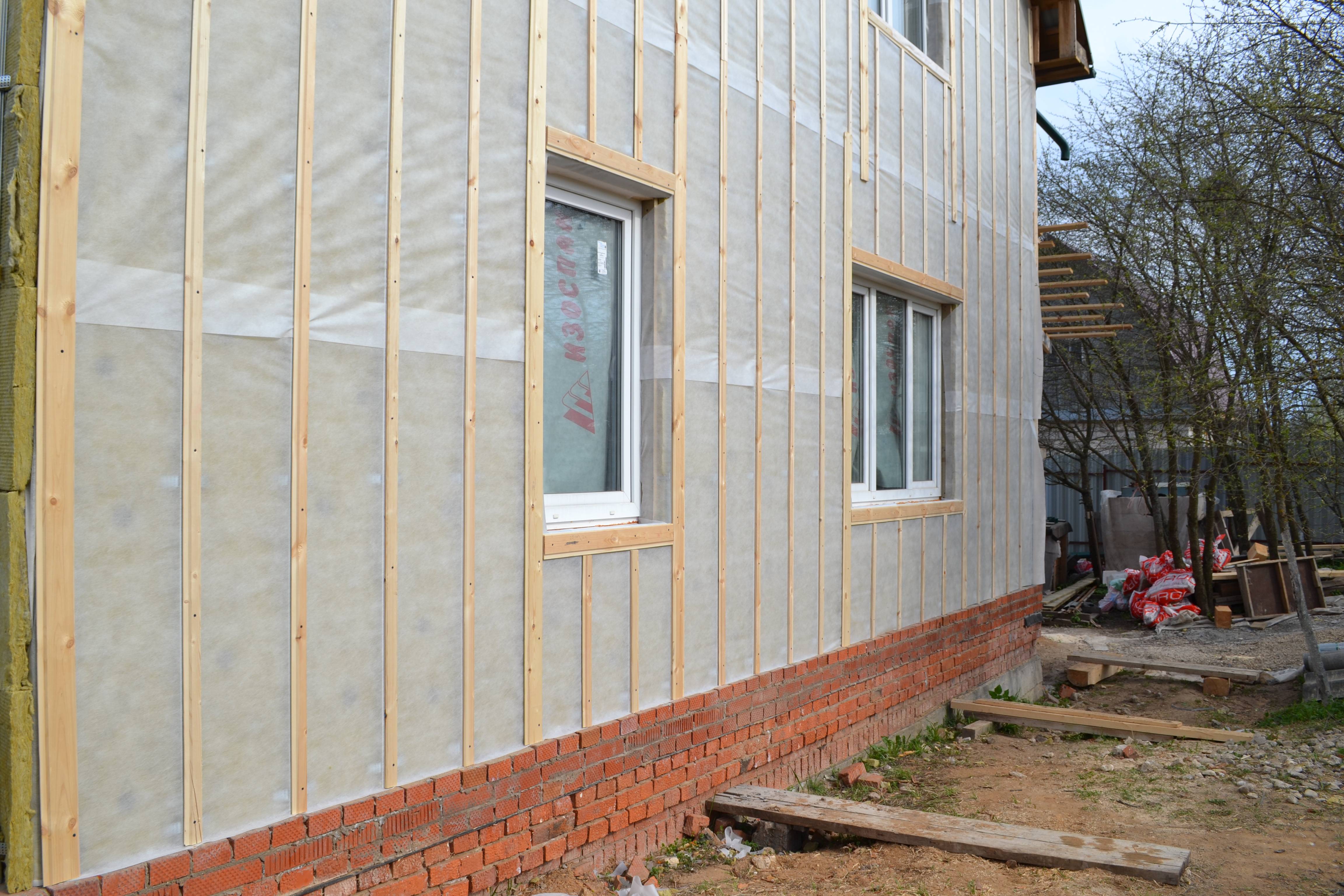 Плотность утеплителя для стен дома снаружи под сайдинг - строим сами