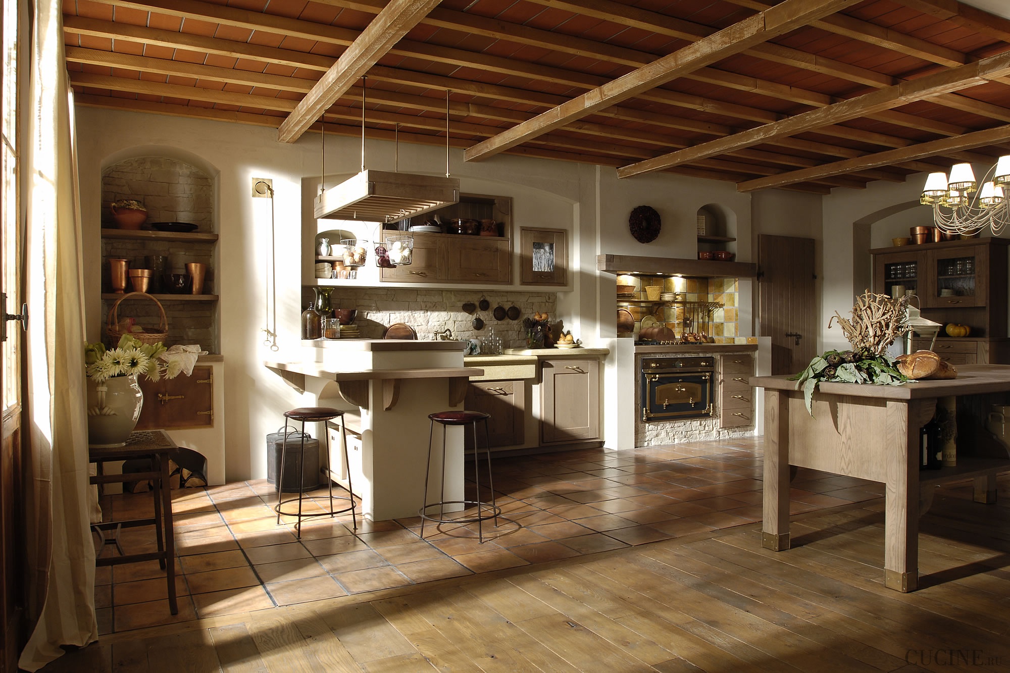Итальянский стиль на просторах кухни