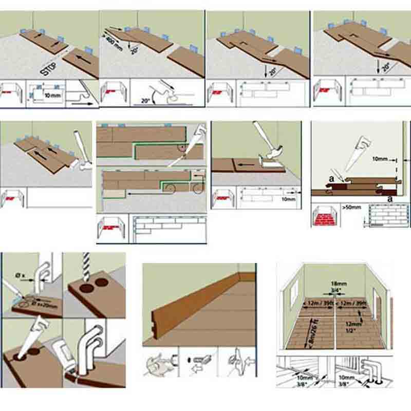 Схема сборки ламината - 98 фото