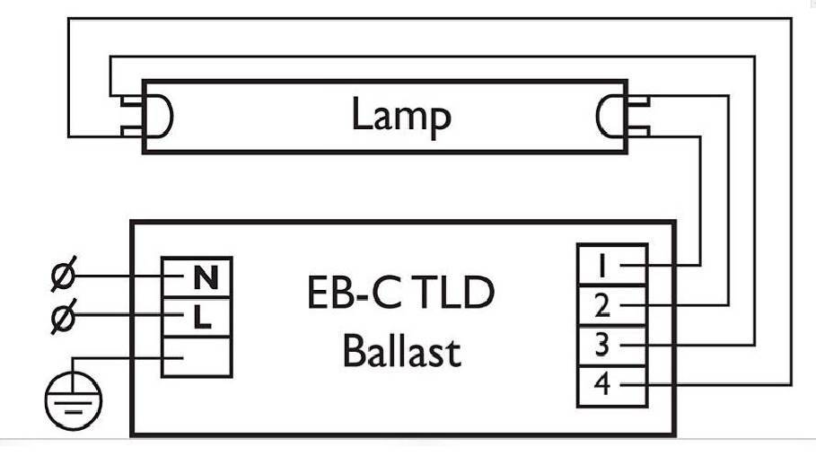 Электронный балласт для люминесцентных ламп