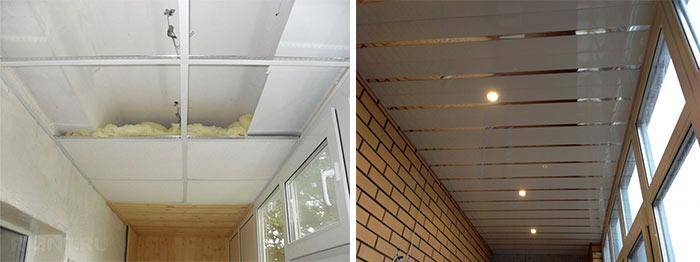 Делаем на балконе потолок из пластиковых панелей: особенности материала и монтажа.