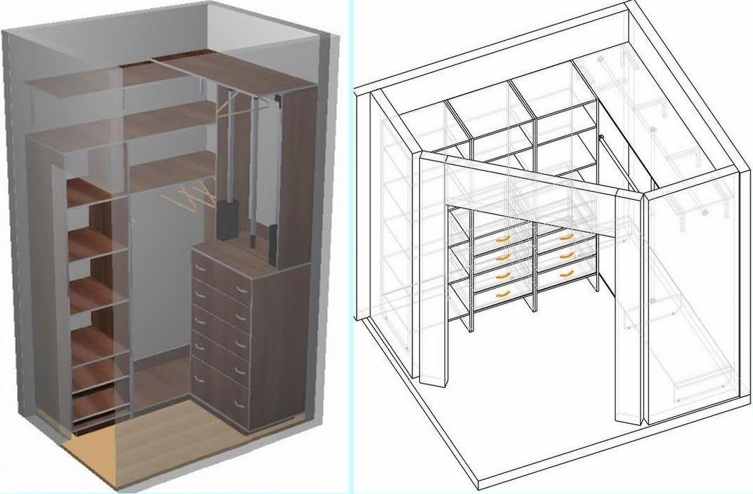Как сделать своими руками гардеробную в домашних условиях фото и чертежи