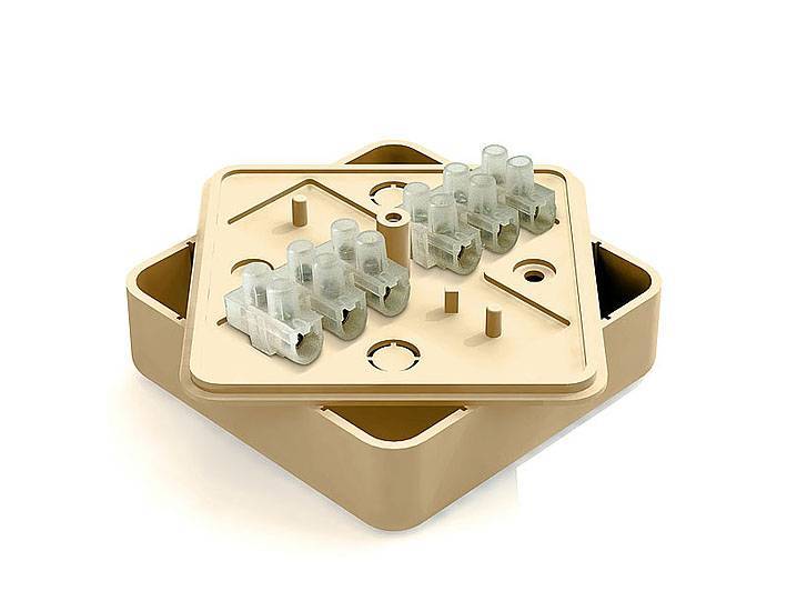 Распределительная коробка для электропроводки – размеры, виды и характеристики разводных коробок