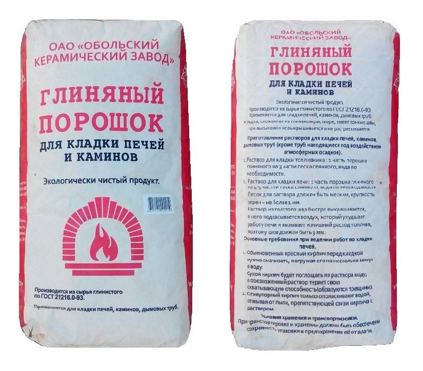 Пропорции глиняного раствора для кладки печей