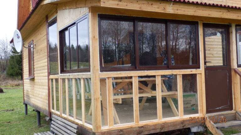 Тёплая веранда, пристроенная к дому своими руками: проекты с фото, план и дизайн, как построить с большими окнами, под столовую
