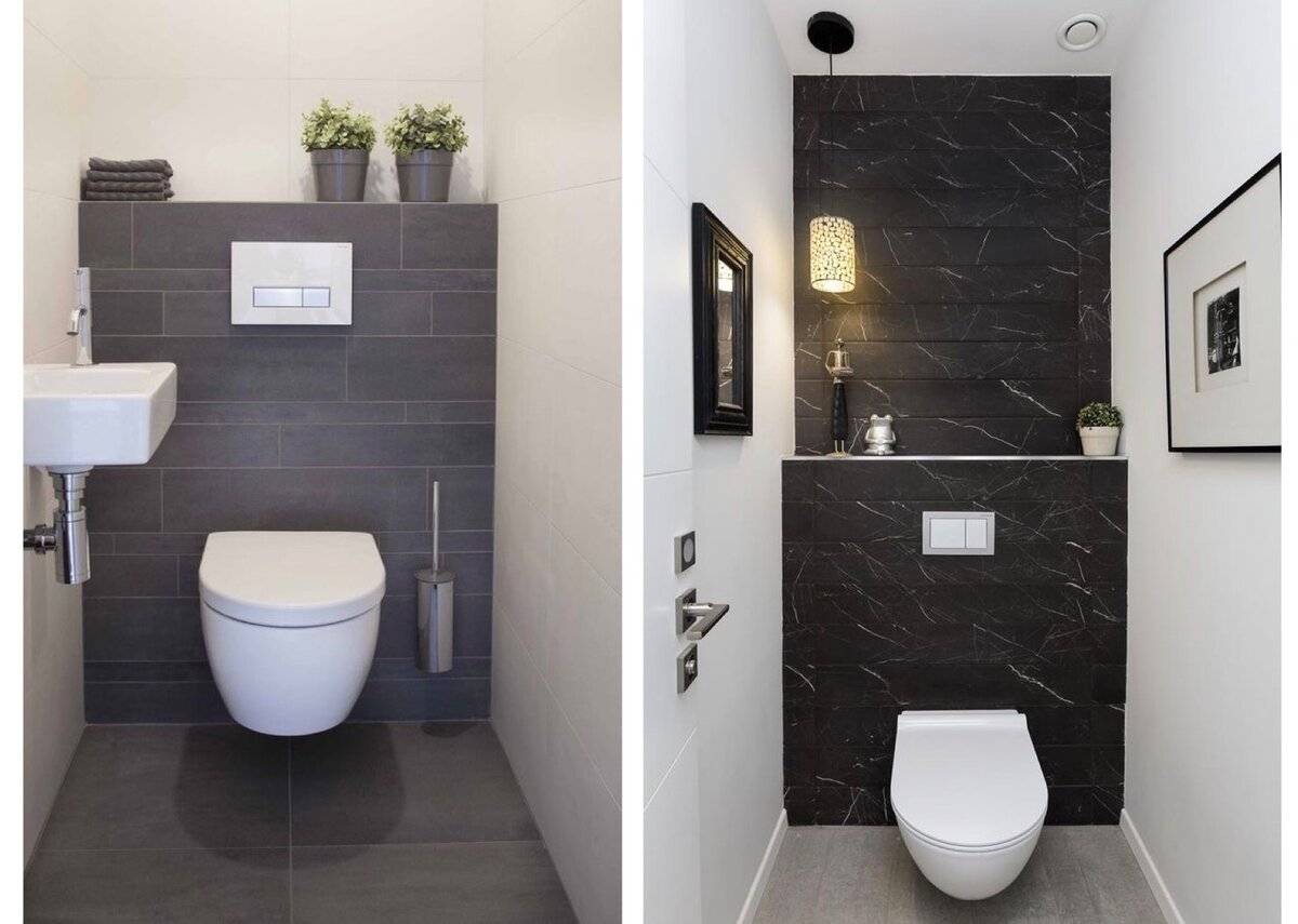 Фото туалетной комнаты с плиткой современный дизайн