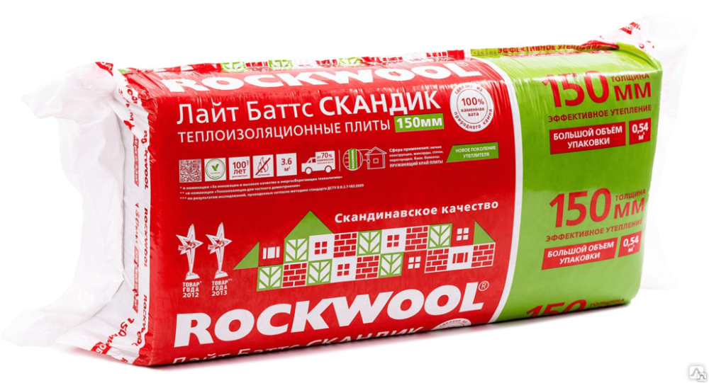 Утеплитель rockwool лайт баттс скандик, технические характеристики