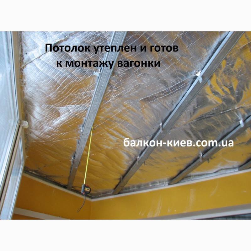 Как своими руками сделать утепление потолка на балконе, перечень необходимых инструментов, описание монтажа, фотографии и видео