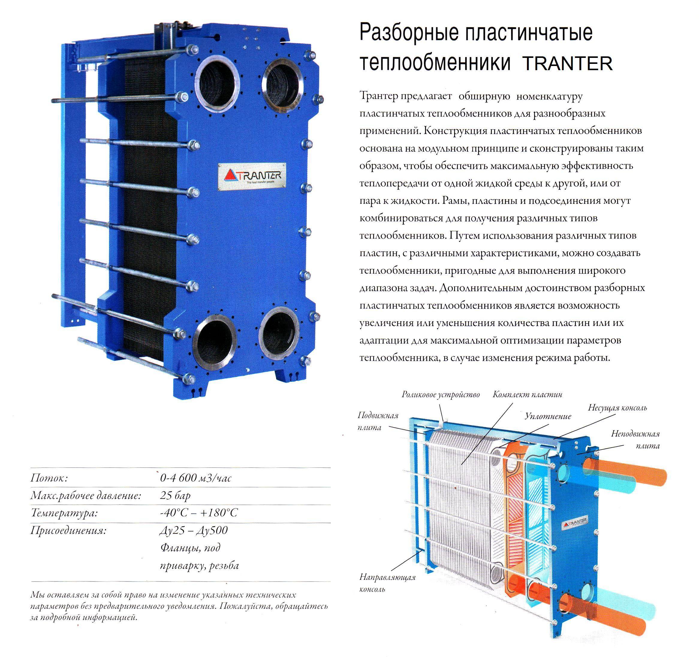 Пластинчатый теплообменник схема подключения