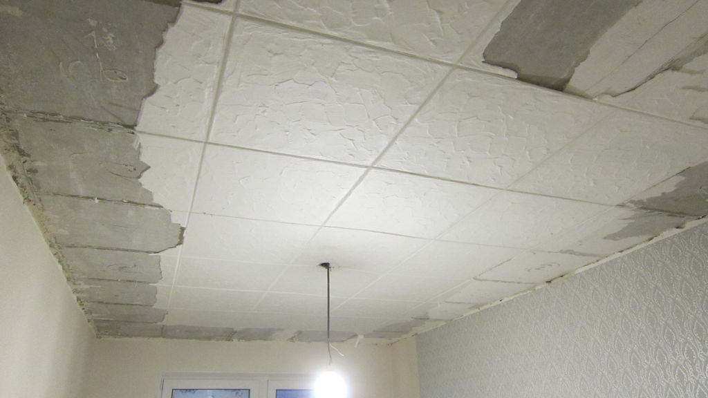 Демонтаж потолка из гипсокартона своими руками: видео
