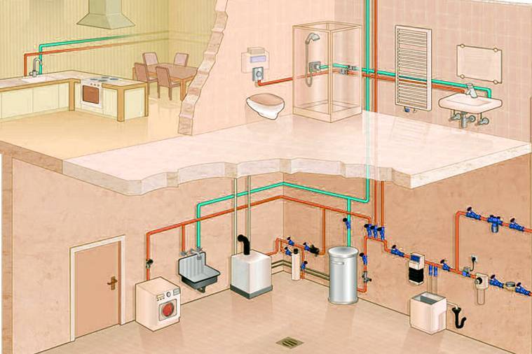 Особенности монтажа водопровода в частном доме: виды разводки, нюансы строительства трубопровода