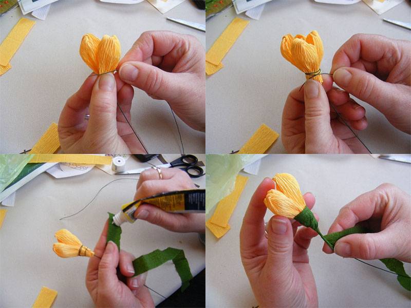 Простые розы из бумаги своими руками, 11 мастер-классов