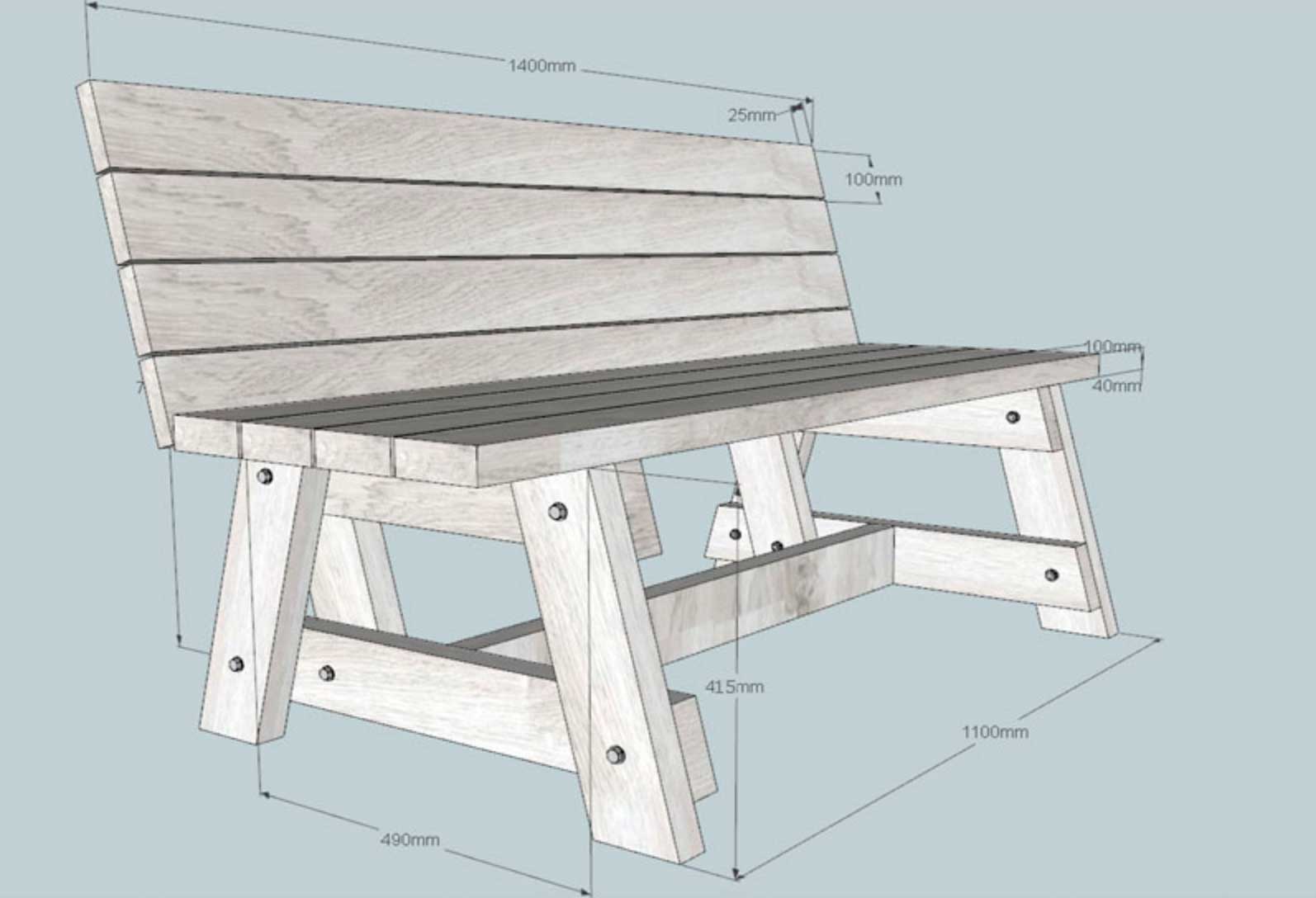Как сделать деревянную лавочку или скамейку своими силами?