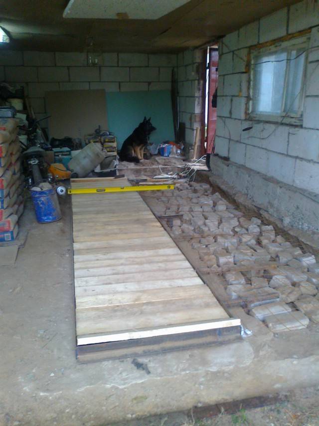 Деревянный пол в гараже: как сделать деревянные полы своими руками
