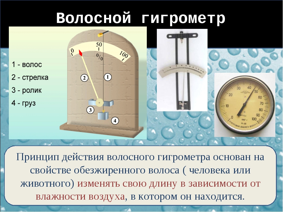 Как самому измерить влажность воздуха в домашних условиях