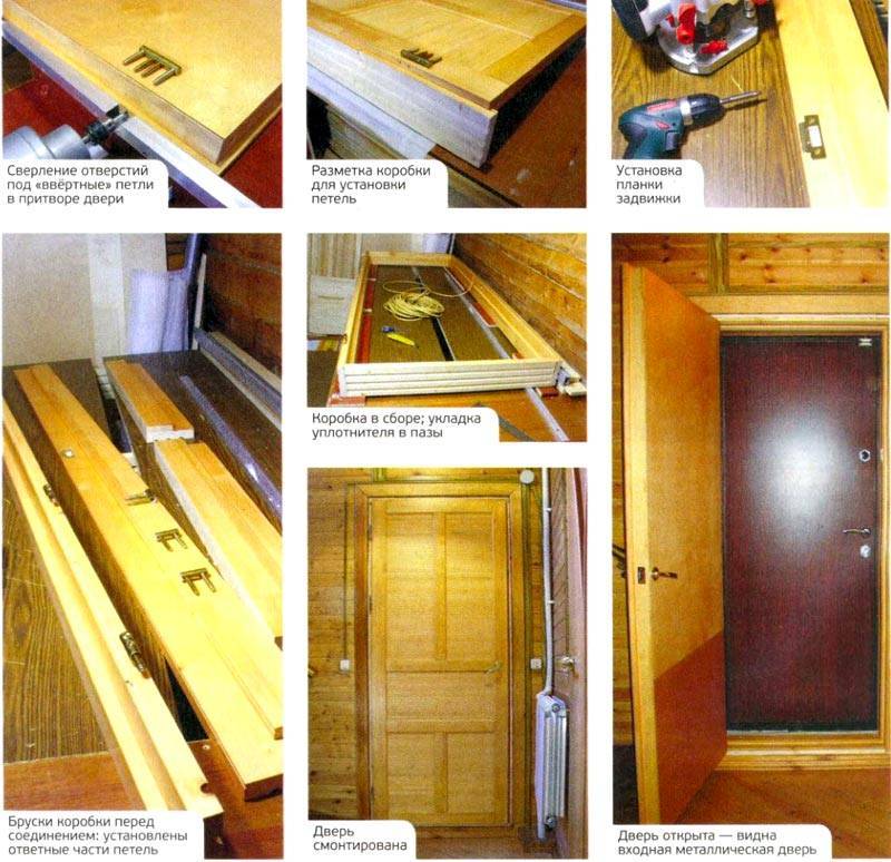 Как утеплять деревянные входные двери: методы и материалы, фото и цена