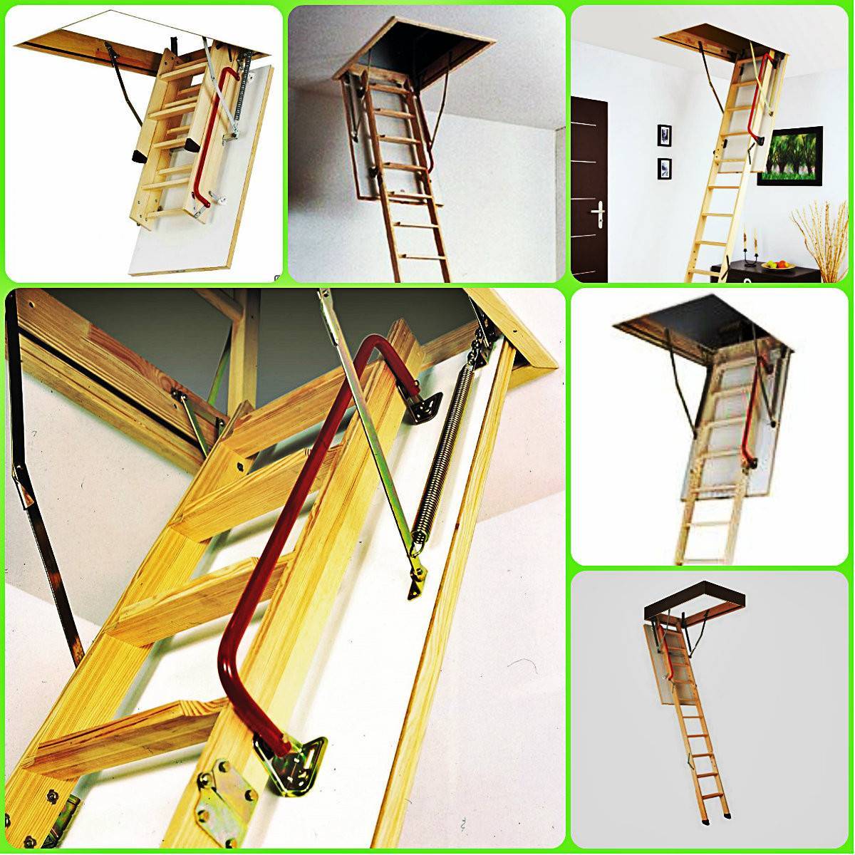 Складная лестница на чердак: виды конструкций, изготовление своими руками