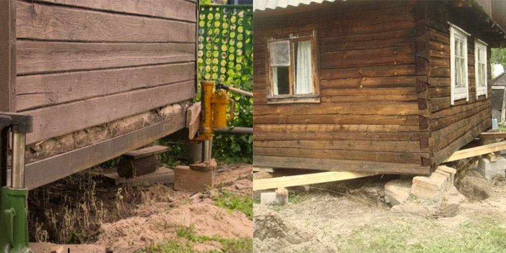 Подъем дома: пошаговая инструкция, типы домкратов, меры предосторожности