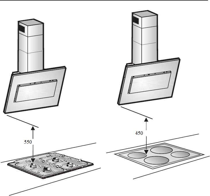 Нормы установки вытяжки над газовой плитой. как установить вытяжку над газовой плитой в частном доме