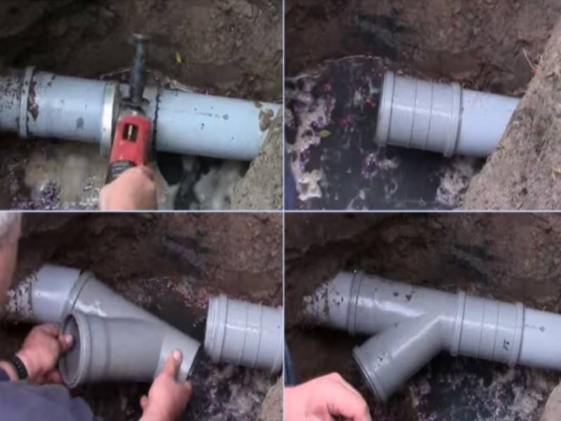 Как врезаться в пластиковую канализационную трубу