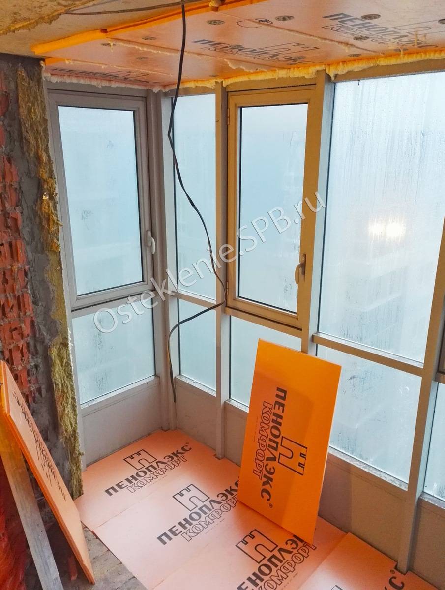 Утепление лоджии с панорамным остеклением, витражного окна балкона