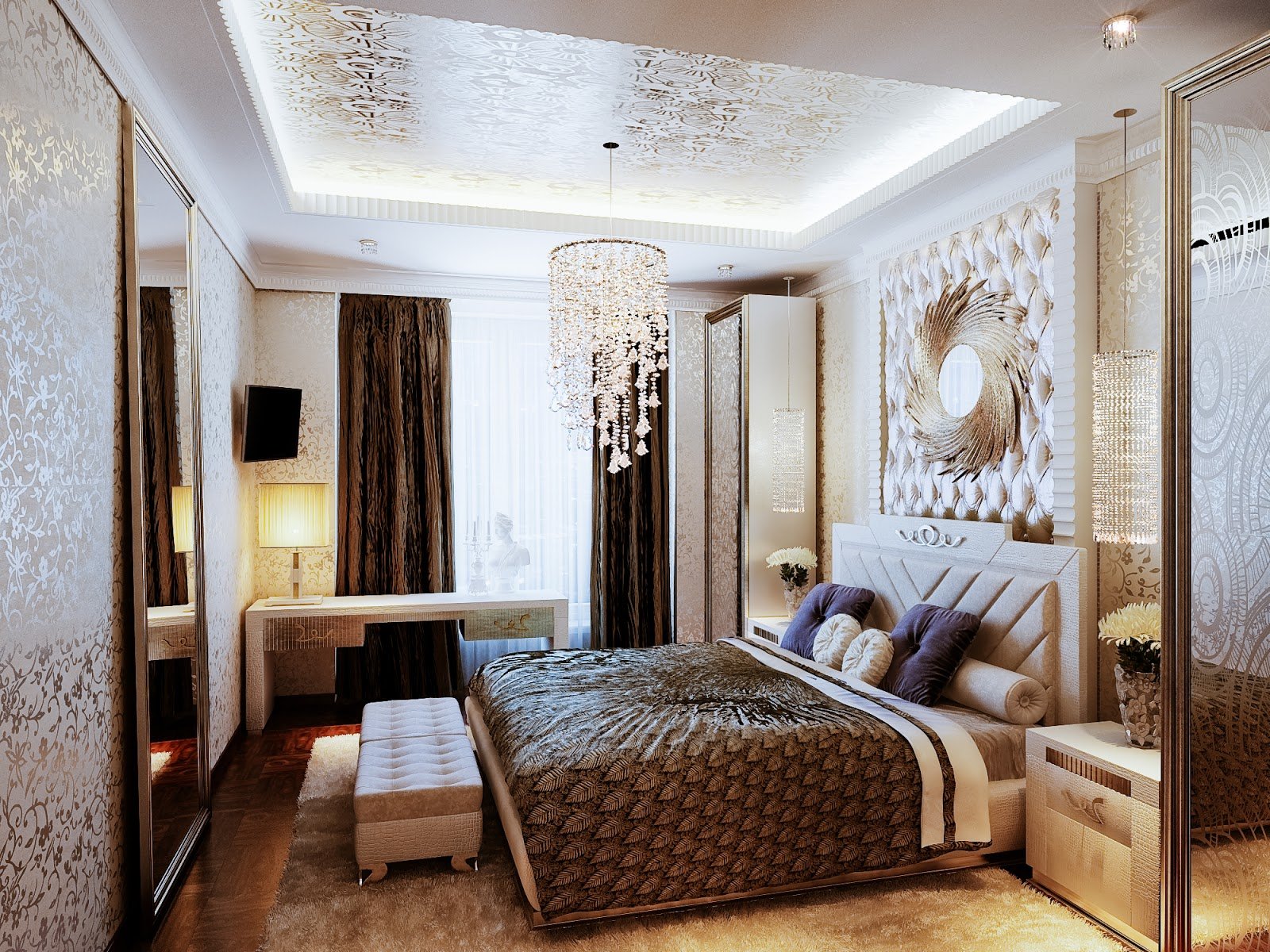 Спальня в стиле арт-деко (80 фото): идеи дизайна, красивые интерьеры - houser.su