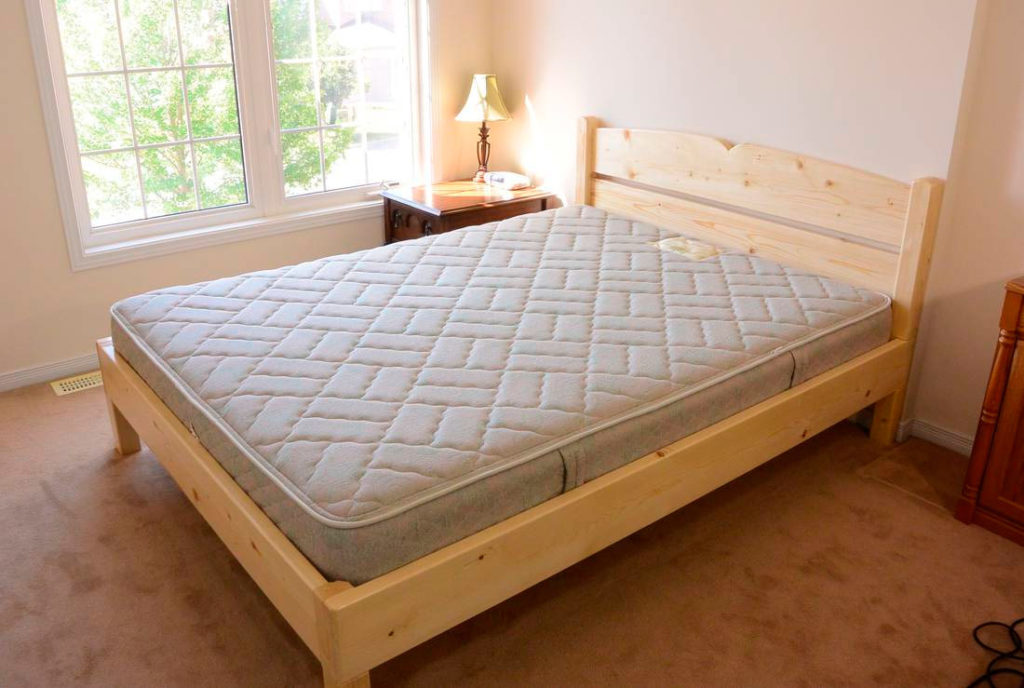 Двуспальная кровать своими руками: размеры, чертежи, инструкция по сборке - мебель своими руками